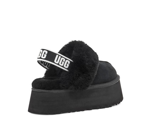 Купить UGG Funkette Suede Platform Black