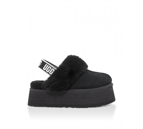 Купить UGG Funkette Suede Platform Black Купить UGG Funkette Suede Platform Black