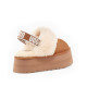 Купить UGG Funkette Suede Platform Chestnut