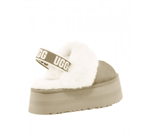 Купить UGG Funkette Suede Platform Sand Купить UGG Funkette Suede Platform Sand