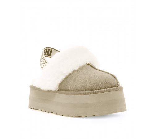 Купить UGG Funkette Suede Platform Sand Купить UGG Funkette Suede Platform Sand