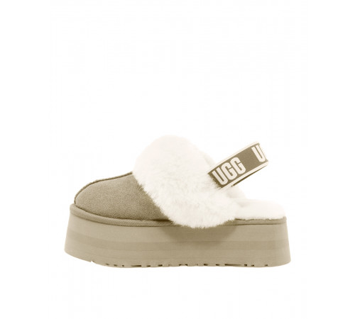 Купить UGG Funkette Suede Platform Sand Купить UGG Funkette Suede Platform Sand