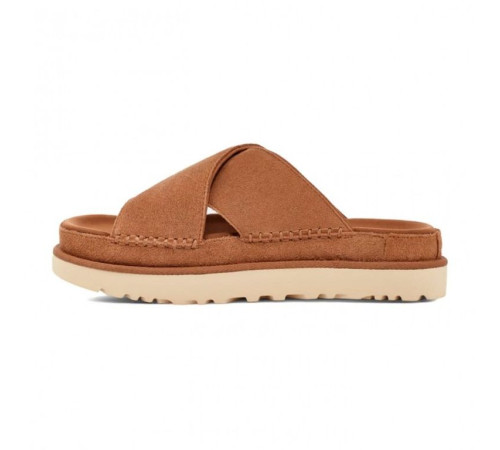Купить UGG Goldenstar Cross Slide - Chestnut