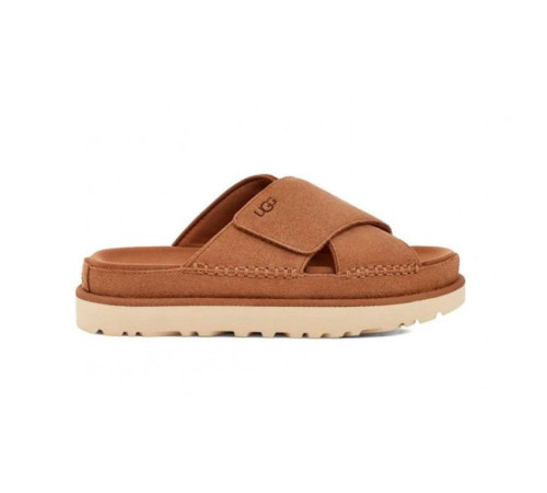 Купить UGG Goldenstar Cross Slide - Chestnut