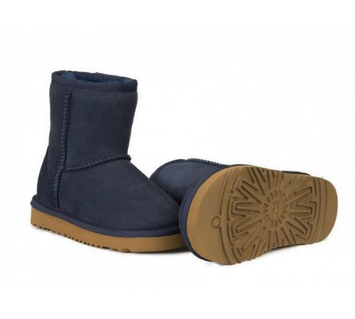 Купить UGG Kids Classic Short Navy Купить UGG Kids Classic Short Navy