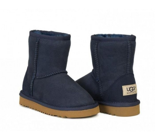Купить UGG Kids Classic Short Navy Купить UGG Kids Classic Short Navy