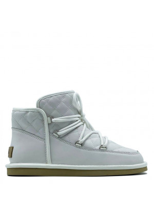 UGG Lodge Mini Leather White