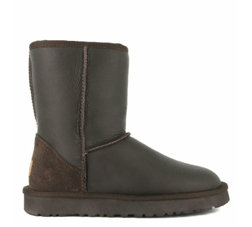 Купить UGG Mens Classic Short Metallic Chocolate