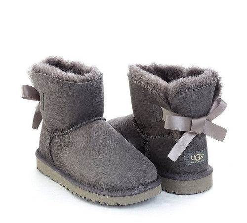 Купить UGG Bailey Bow Mini Grey