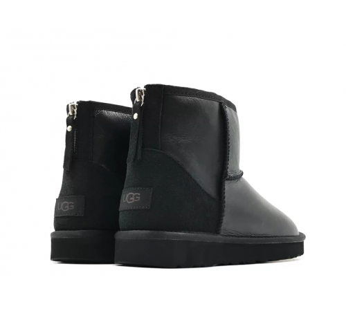 Купить UGG Mens Classic Mini Zip Metallic Black Купить UGG Mens Classic Mini Zip Metallic Black