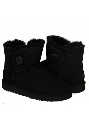 UGG Mini Bailey Button II Black