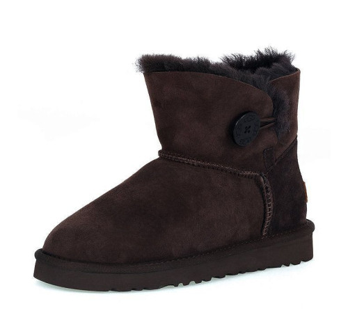 Купить UGG Mini Bailey Button II Chocolate