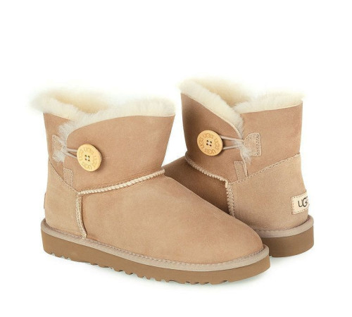 Купить UGG Mini Bailey Button II Sand