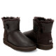 Купить UGG Mini Bailey Button Metallic Chocolate