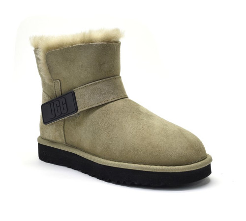 Купить UGG Mini Bailey Graphic Logo Suede Olive