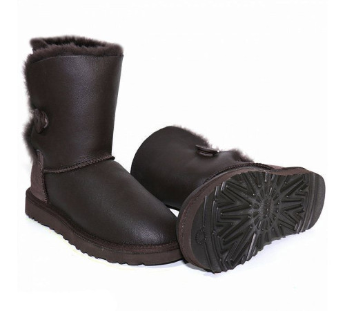 Купить UGG Bailey Button Metallic Chocolate
