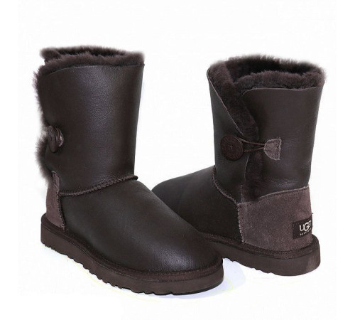 Купить UGG Bailey Button Metallic Chocolate