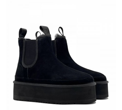 Купить UGG Neumel Platform Chelsea Black Купить UGG Neumel Platform Chelsea Black