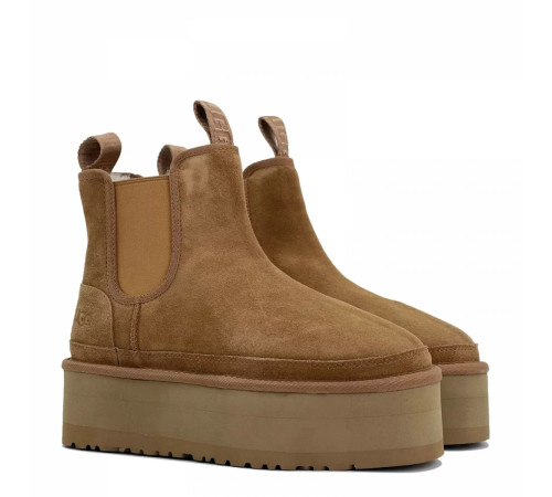 Купить UGG Neumel Platform Chelsea Chestnut