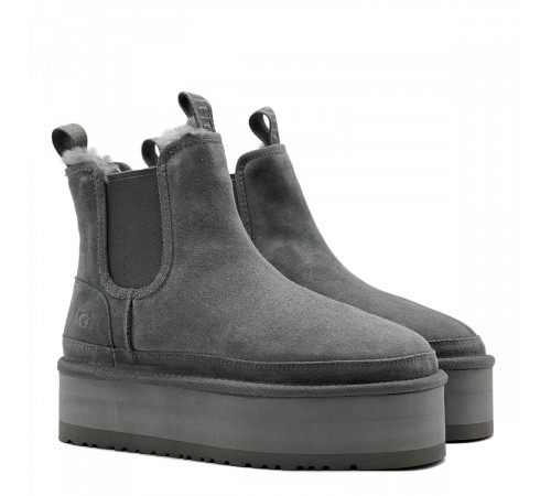 Купить UGG Neumel Platform Chelsea Grey Купить UGG Neumel Platform Chelsea Grey