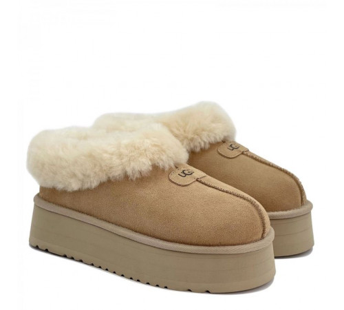 Купить UGG Platform Slipper Sand Купить UGG Platform Slipper Sand