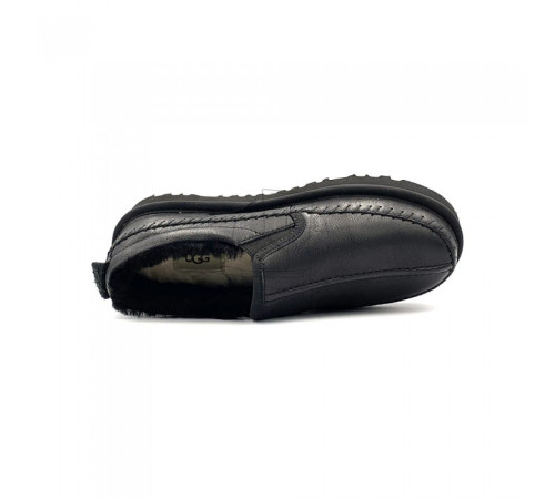 Купить UGG Stitch Slip Leather Black