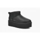 Купить UGG Classic Ultra Mini Platform Black Leather