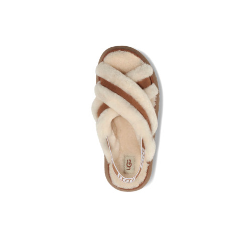 Купить UGG W Disco Cross Slide Chestnut