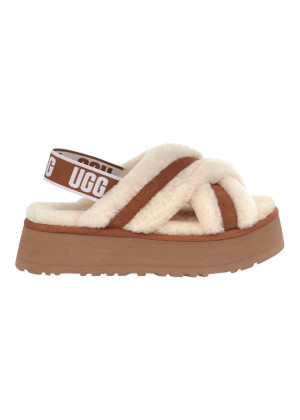 UGG W Disco Cross Slide Chestnut