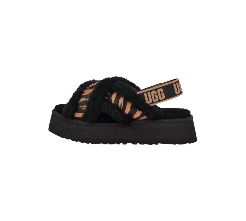 Купить UGG W Disco Cross Slide Tiger Print