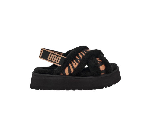 Купить UGG W Disco Cross Slide Tiger Print