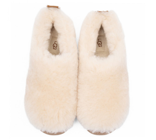 Купить Ugg Hailey Fluff Slippers Natural