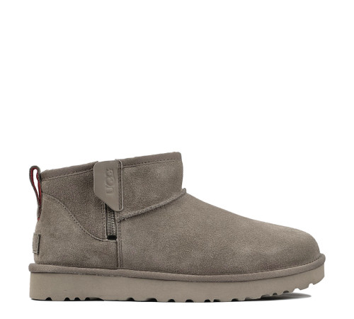 Купить UGG Mens Classic Ultra Mini Zip Boot Smoke