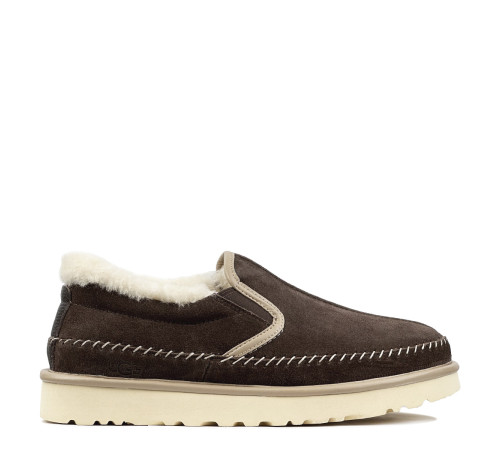 Купить UGG Mens Stitch Slip On Chocolate