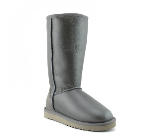 Купить UGG Classic Tall Metallic Grey