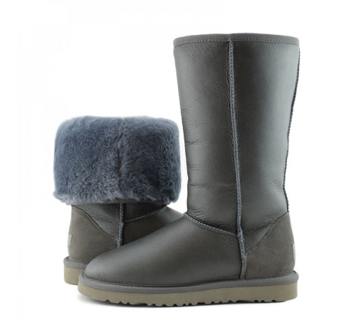 Купить UGG Classic Tall Metallic Grey