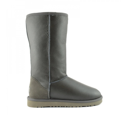 Купить UGG Classic Tall Metallic Grey