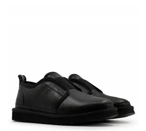 Купить UGG Mens Slippers Flex Leather Black