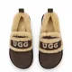 Купить UGG Classic Fat Ding Slip On Chocolate