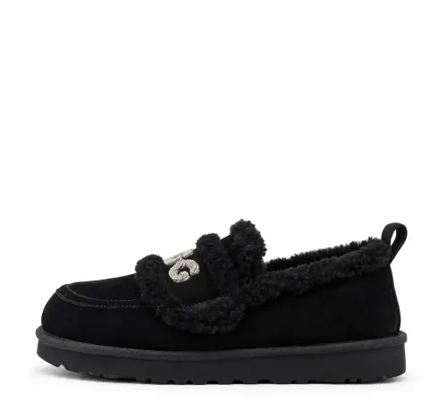 Купить UGG Classic Fat Ding Slip On Black