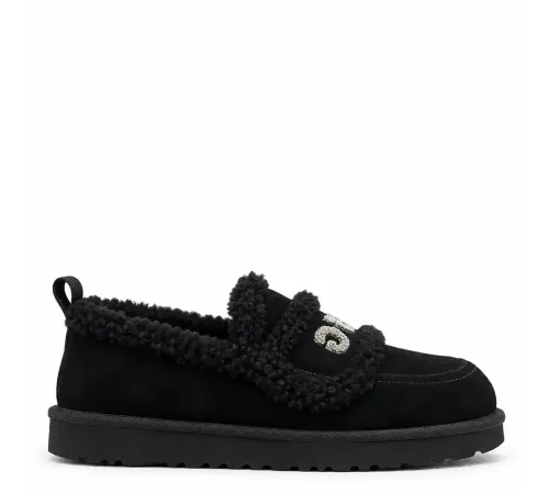 Купить UGG Classic Fat Ding Slip On Black