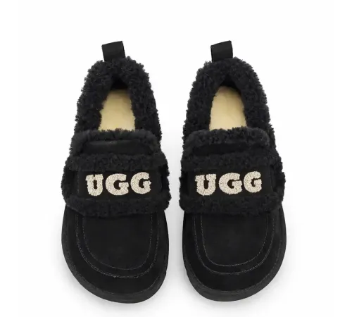 Купить UGG Classic Fat Ding Slip On Black