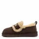 Купить UGG Classic Fat Ding Slip On Chocolate
