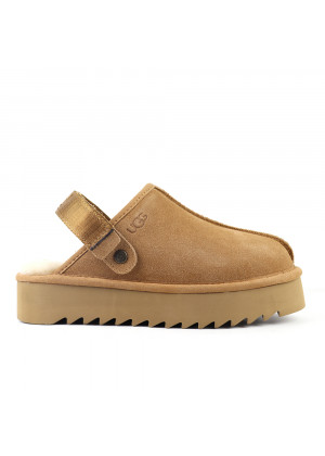 UGG Goldenstar Clog Platform Chestnut